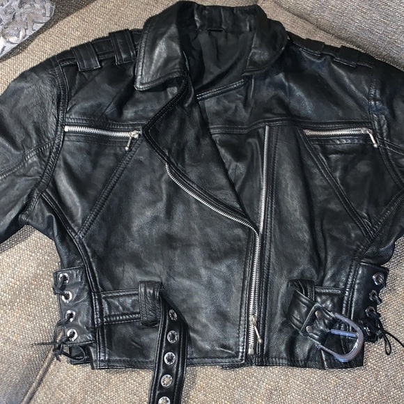 Rare Leather Biker Jacket…Vintage Leather soft like Butter! - Picture 4 of 16